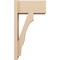 Ekena Millwork 7 1/2-in W x 14-in D x 26-in H Balboa Block Rough Cedar Woodgrain TimberThane Outlooker, Primed Tan OUTUR075X14X26BOA44RCPR - alternate 5